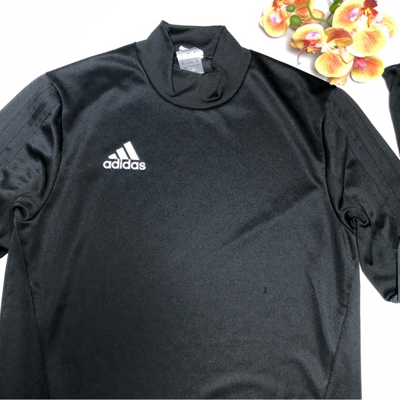 Adidas Boy’s Mock Neck Long Sleeve Climacool Shirt - Picture 2 of 9
